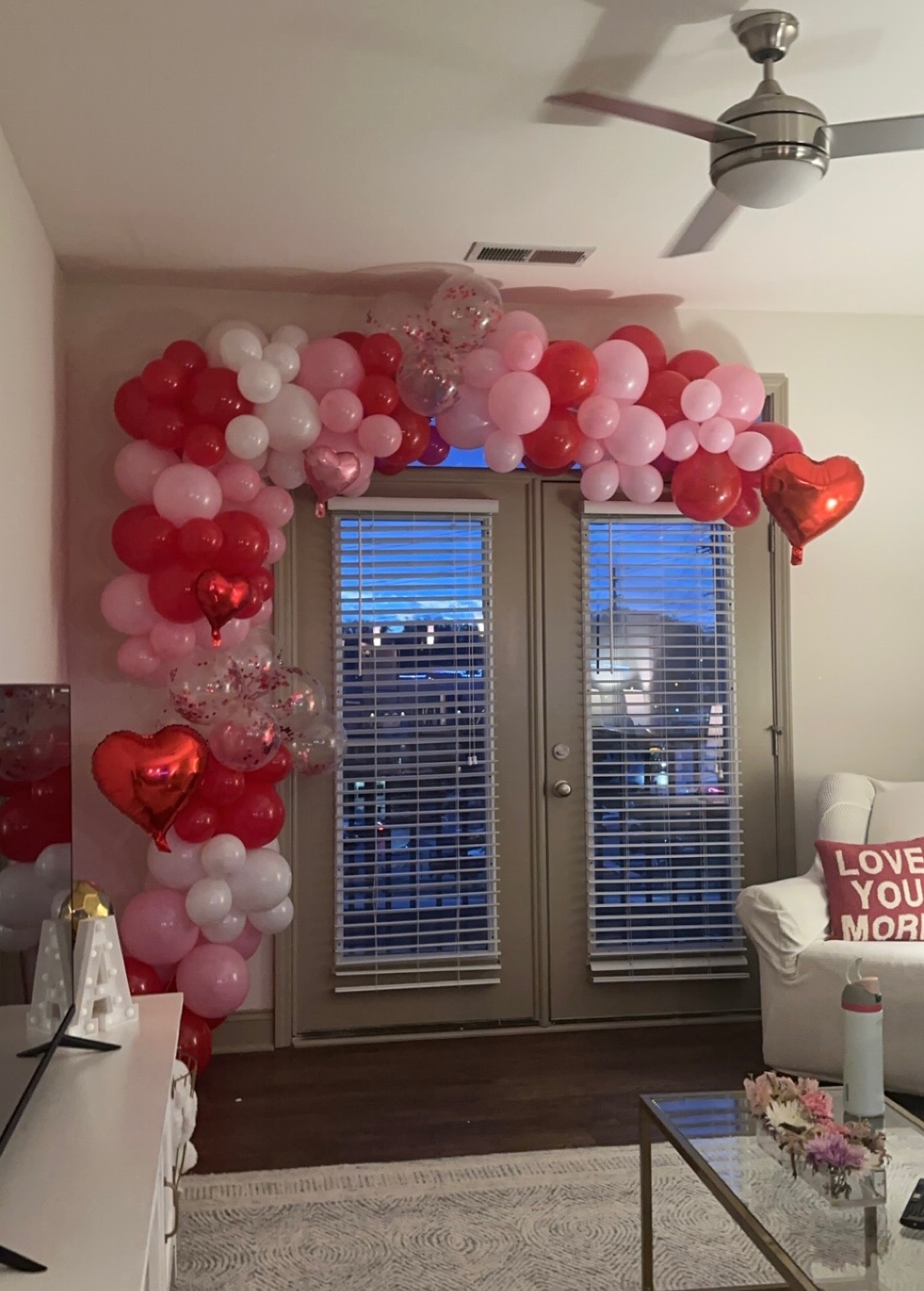 Valentine's Day Balloon Arch